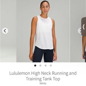 lululemon High Neck Running and Training Tank Top